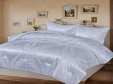 3-piece luxury satin microfiber bedding set, double-sided jacquard pattern, machine washable, 43356863