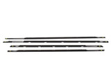 4Pcs Door Belt Outside Weatherstrip Fit for Kia Forte 1.6L 2.0L 2019-2024 Black 30575652
