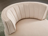 COOLMORE 360 Degree Swivel Cuddle Barrel Accent Sofa Chairs, Round Armchairs with Wide Upholstered, W395102771