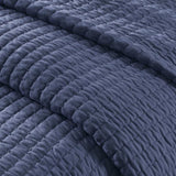 2 Piece Quilt Set Navy Twin/Twin XL B035129033