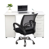 ZNTS [Old code:04429348]One Door Four Drawers Computer Desk White 47963814