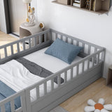Twin Size Floor, integral construction with super high security barrier, door, children's floor W1858P164928
