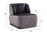 Antique Slate and Grey Accent Chair B062P209152