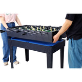 ZNTS 5-in-1 Multi-Game Table - Billiards, Push Hockey, Foosball, Ping Pong, and Basketball black/blue 86399614