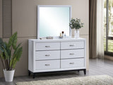 Glasgow G04390-M Mirror , White B078P349549