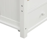 Wood Daybed with Three Drawers ,Twin Size Daybed,No Box Spring Needed ,White 78841102