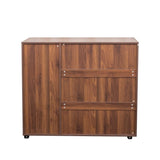 Shoe Cabinet, 5-Tier Shoe Storage Cabinet with Adjustable Shelves, Wooden Shoe Rack Organizer with W331P242462