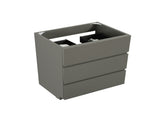 Alice-30F-102,Floor cabinet WITHOUT basin, Gray color, With three drawers, Pre-assembled W1865107751