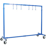 Adjustable Height Paint Hanger Drying Rack,Mobile Auto Body Shop Painting Stand with 6 Hanging W465P266869