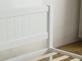 FCH Queen Pine Single-Layer Core Vertical Stripe Full-Board Curved Headboard With The Same Bed Tail 83746099
