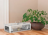 2 pcs Dual-Door Humane Rat Trap Continuous Mouse Catching, Heavy-Duty Galvanized Iron Construction 64124741