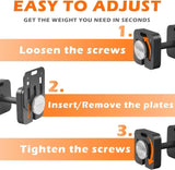 Square Dumbbell 9 in 1 Free Adjustable Dumbbell 50LBS square Dumbbell 9 in 1 Free Weights for Multi T3060P290415