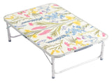 3FT Rectangle Folding Camping Table, 2 Foldable Tabletop Aluminum Portable Outdoor Picnic Table with 43607263