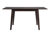 29"- 45" Extendable Dining Table for 4, Folding Kitchen Table with Rubberwood Legs, Space-Saving N752P216387P
