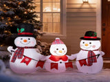 Christmas Inflatable Decoration with 3 LED Lights, Adorable Snowman 97831256