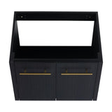 24 Inch Wall-mounted Bathroom Vanity -BVB09124BCT W999P174656