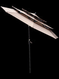 9Ft 3-Tiers Outdoor Patio Umbrella with Crank and tilt and Wind Vents for Garden Deck Backyard Pool W656127029