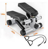 ZNTS Steppers for Exercise, Stair Stepper with Resistance Bands, Mini Stepper with 330LBS Loading 85403615