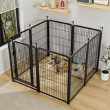 ZNTS Dog Playpen 8 Panels 40