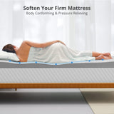 3 Inch Mattress Topper Queen,Gel Memory Foam Mattress Topper Double Bed Topper for Soft & Cooling B2716P331386