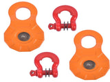 2Pcs Pack Snatch Block Towing Pulley w/ Shackle Heavy Duty Offroad Recovery Winch 10550946