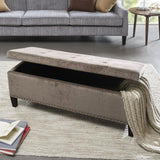 Tufted Top Soft Close Storage Bench B03548203