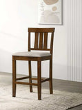 Beautiful Cherry Color Counter Height 2Pc Dining Pub Height Chairs Dining Room Wooden Furniture B011P232904