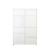 Bookshelf and Bookcase with Pegboard and Drawer or Kitchen Pantry Cabinet , 9 Cubby Display Book W331P295438