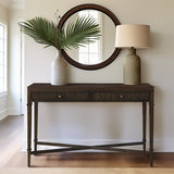 Fluted 2-drawer Storage Console Table B035P148428