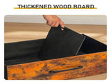 Vintage wood particleboard non-woven fabric with triamcinol 134*40*67cm double row 3 layers 6 98588289
