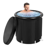 XL Ice Bath Tub for Athletes With Cover 99 Gal Cold Plunge Tub for Recovery, Multiple Layered 03867567