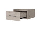 Light Gray Wall-Mounted Floating Nightstand B062P175140