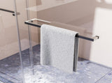 For 56-60 inches * 76 inches Frameless Double Sliding Shower Door in Matte Black , 3/8 inches W1552P239509