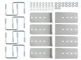 8PCS Galvanized L-Type Boat Trailer Bunk Brackets Set fit for 3 x 3 Crossmember 24406048
