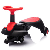 6V Kids Ride On Electric Wiggle Car,Flashing & Shock absorbing PU Wheels For Effective Floor W1578P213377