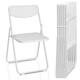 ZNTS 6 Pack Plastic Folding Chairs, Lightweight Stackable Commercial Chairs, Portable Event Seats Indoor 33414404