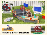 Kids Wooden Sandbox 58235368