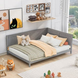 Full Size Wood Daybed/Sofa Bed, Gray WF297690AAE