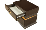 Modern Style 2-Drawer Night stand Made with Wood in Brown B009P155282