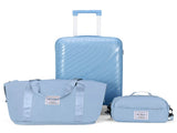 Luggage Sets 3 Piece, PP Luggage Set, Suitcases with Wheels, Hardside Hard Shell Travel Luggage with 06334447