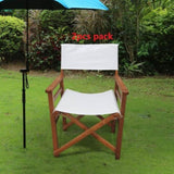 ZNTS Folding Chair Wooden Director Chair Canvas Folding Chair Folding Chair 2pcs/set populus + Canvas 58902326