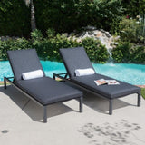 NAVAN CHAISE LOUNGE - DARK GREY 60802.00MSH