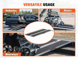 Portable Wheelchair Ramp, 4 ft 800 lbs Capacity, Non-Slip Aluminum Folding Threshold Ramp, Foldable T3342P363000