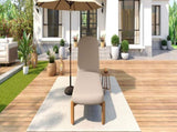 Outdoor Chaise Lounge Patio Chaise Outdoor Reclining Chair Pool Lounge Chair with N719P445623D