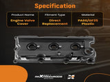 Valve Cover w/ Gasket & Bolts Fit for Nissan Frontier Pathfinder Xterra 4.0L 05-19 63460814