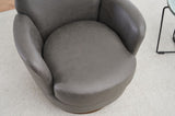 PU leather Swivel Barrel Chair, Swivel Accent Chairs Armchair for Living Room, Reading Chairs for W1361P147131