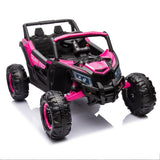 ZNTS 12V Ride On Car with Remote Control,UTV ride on for kid,3-Point Safety Harness, Music Player W1396P146845