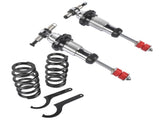 Pair 500lb Adjustable Coilover Shocks 6-coil springs Fits Ford Mustang II IFS 61395360
