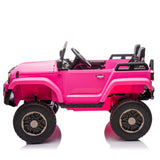 ZNTS 24V Two-seater Kids Ride On Car W/Parents Remote Control, Licensed Toyota LC250,2WD,110w Motors,With W1396P190054