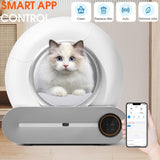 ZNTS Self-Cleaning Cat Litter Box, Automatic Scooping and Odor Removal, App Control Support 2.4G WiFi, W1655122596